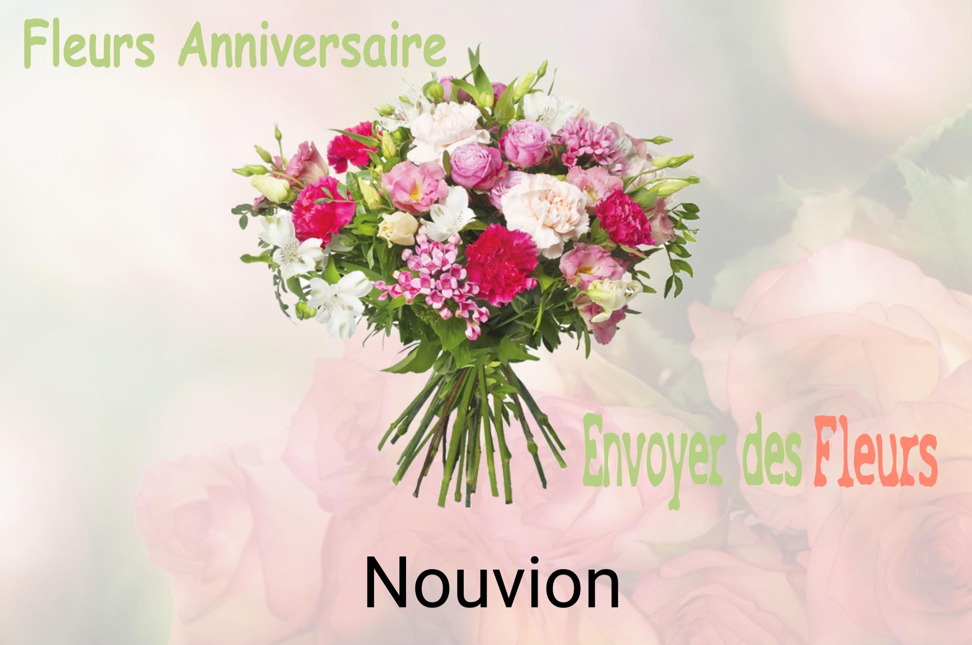 Bouquet de fleurs d’anniversaire livré à Nouvion